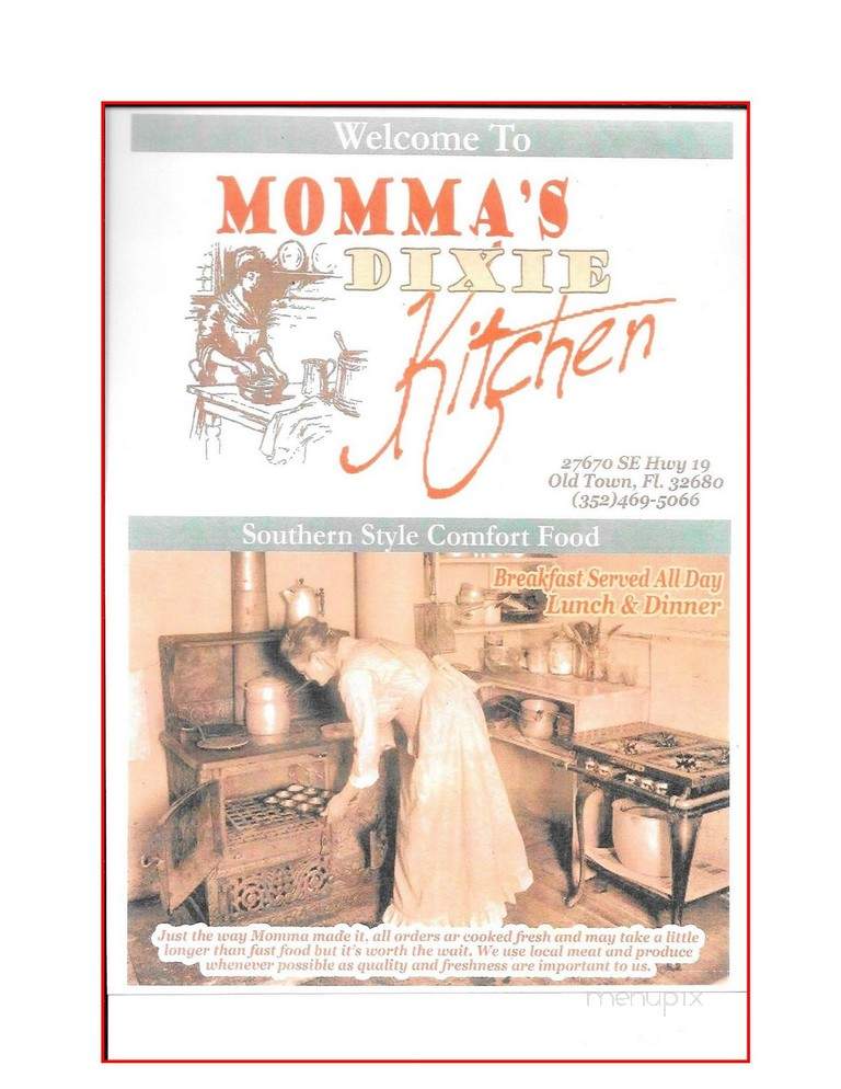 Momma's Dixie Kitchen - Old Town, FL