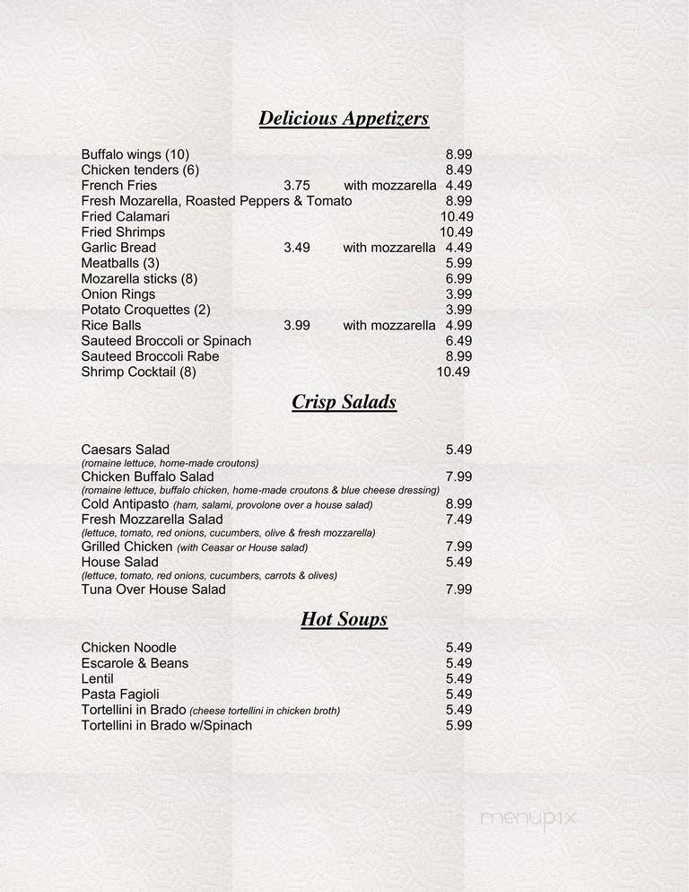 Via Ponte Pizzeria Corp - Staten Island, NY menu_pic