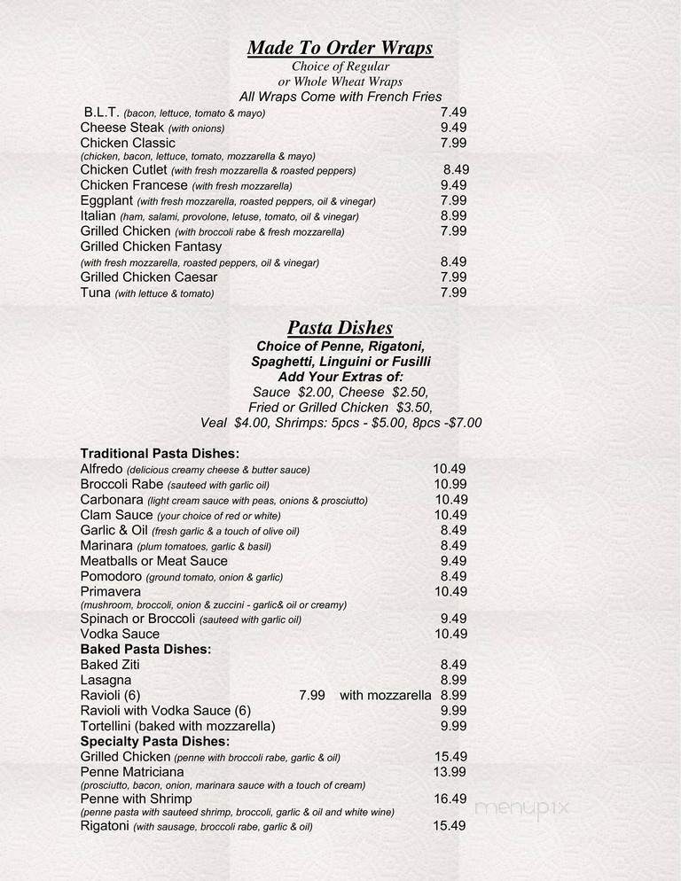 Via Ponte Pizzeria Corp - Staten Island, NY menu_pic