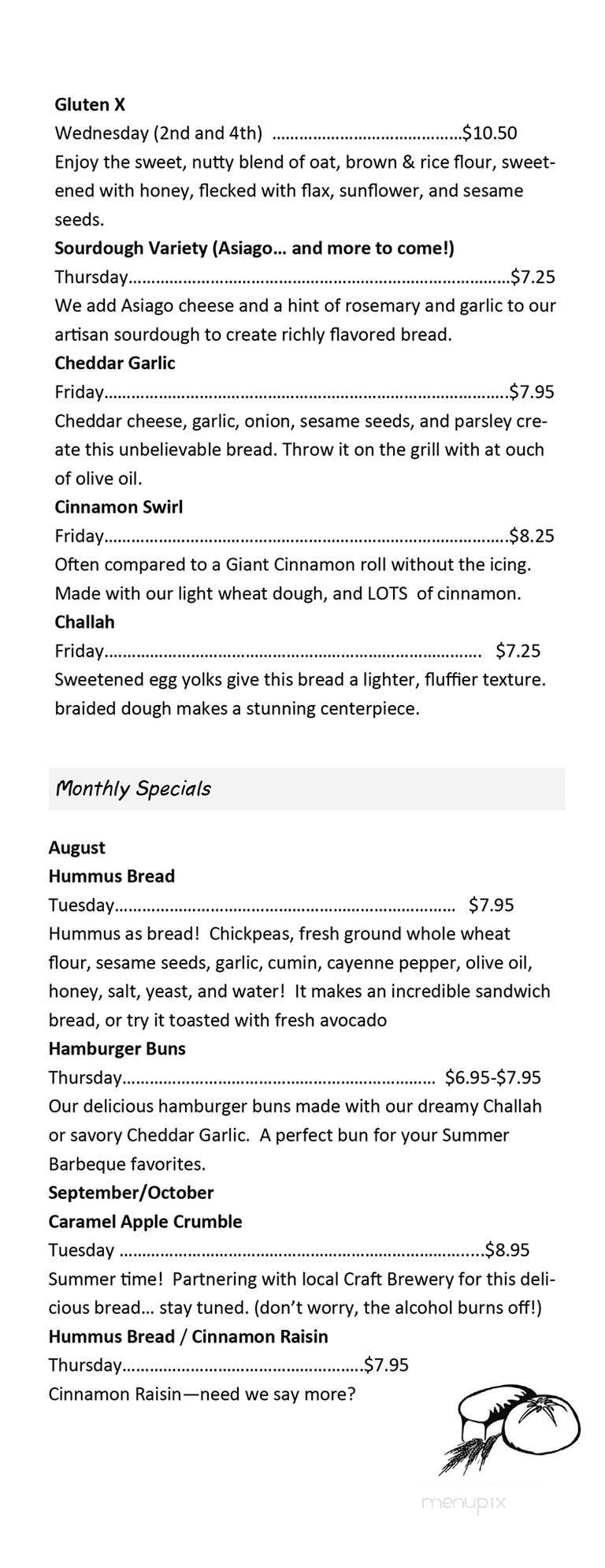 Great Harvest Bread Company - Henderson, NV menu_pic