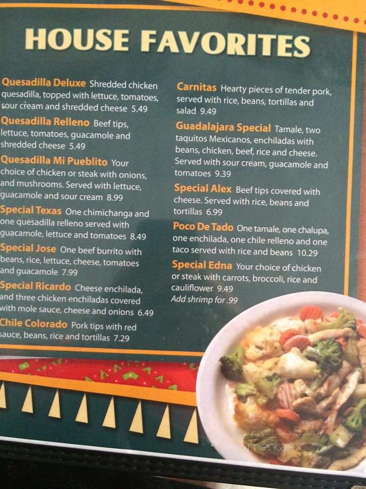 Mi Pueblito Mexican Restaurant - Matewan, WV menu_pic
