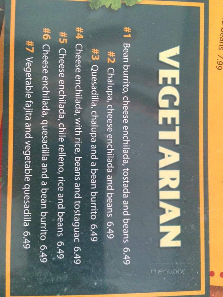 Mi Pueblito Mexican Restaurant - Matewan, WV menu_pic