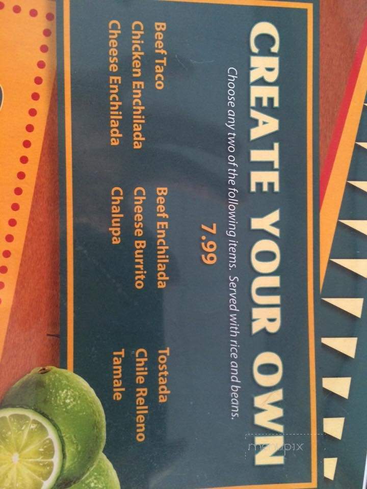Mi Pueblito Mexican Restaurant - Matewan, WV menu_pic