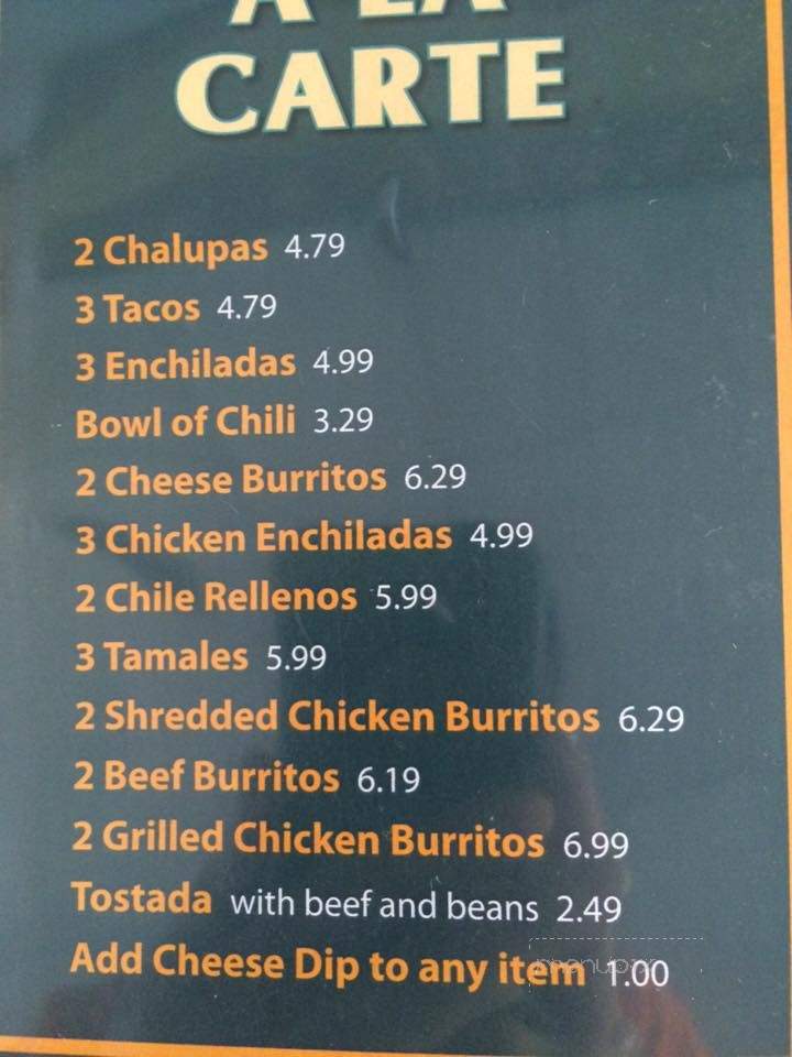 Mi Pueblito Mexican Restaurant - Matewan, WV menu_pic