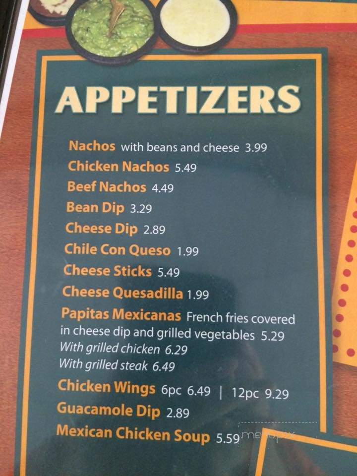 Mi Pueblito Mexican Restaurant - Matewan, WV menu_pic