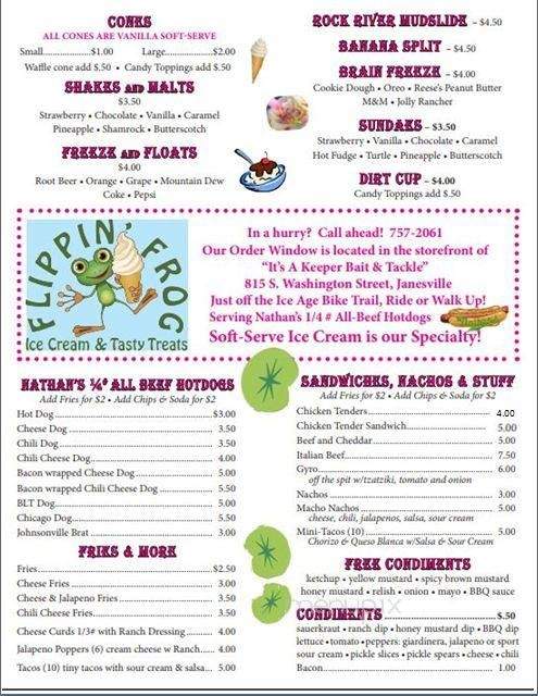 Flippin' Frog Ice Cream & Tasty Treats - Janesville, WI