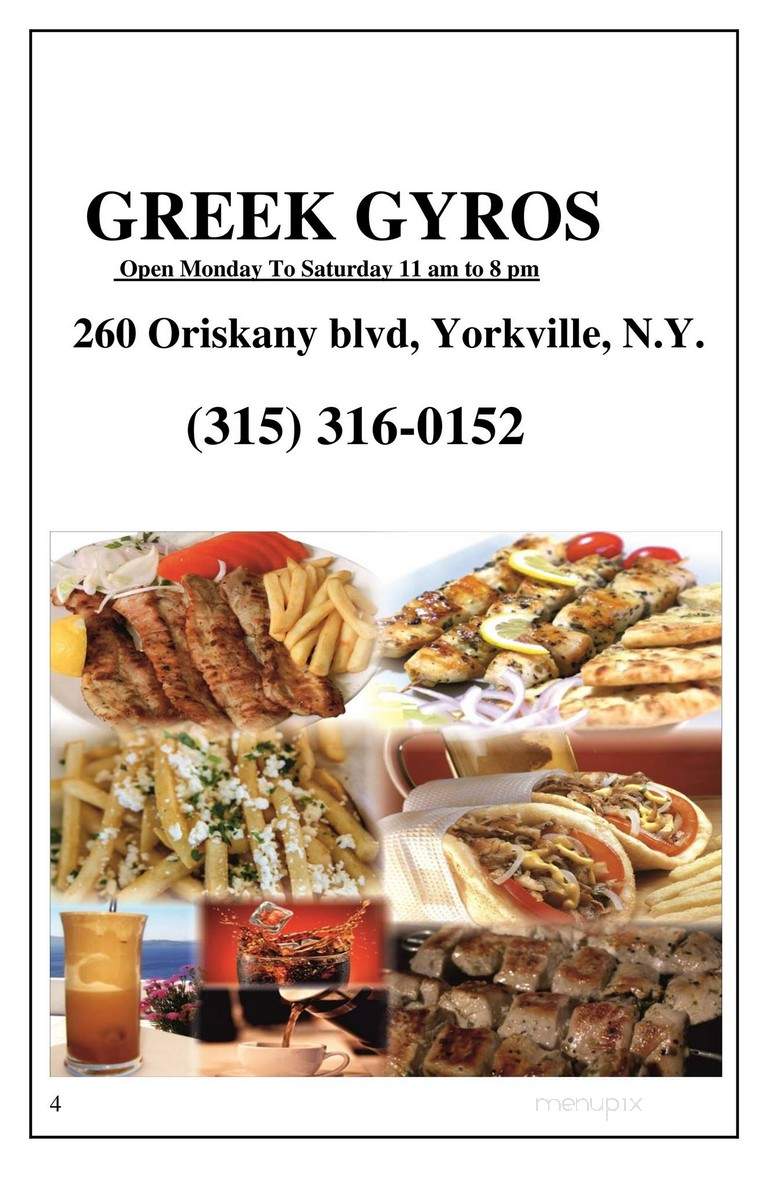 Greek Gyros Yorkville - Yorkville, NY