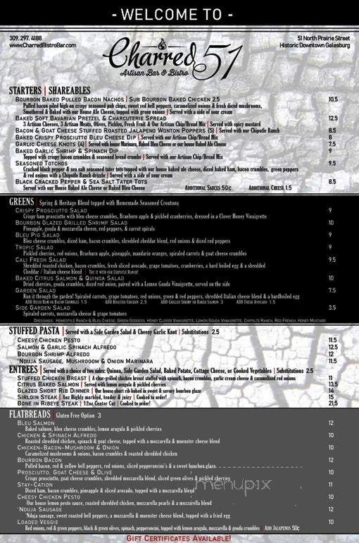 156 East Bar and Grill - Galesburg, IL menu_pic