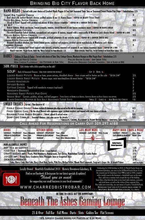 156 East Bar and Grill - Galesburg, IL menu_pic