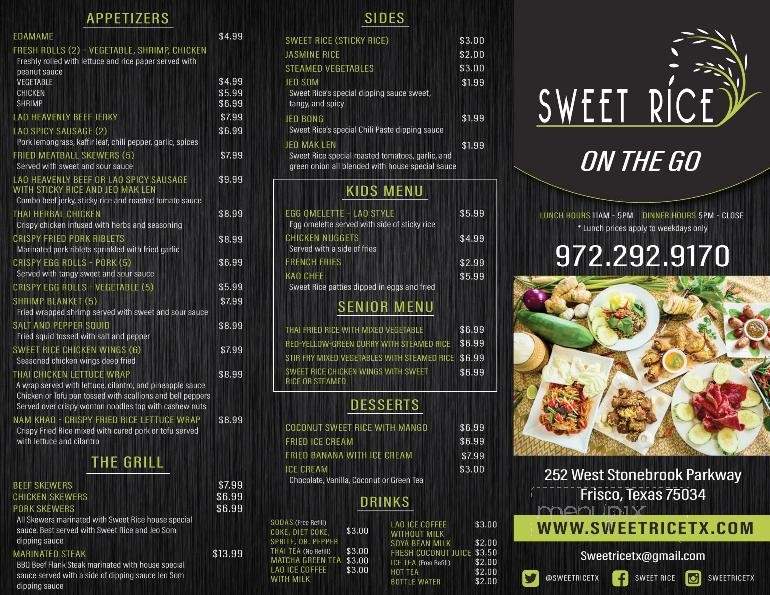 Sweet Rice - Allen, TX menu_pic