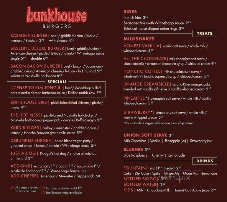 Bunkhouse Burgers - Clarkston, MI