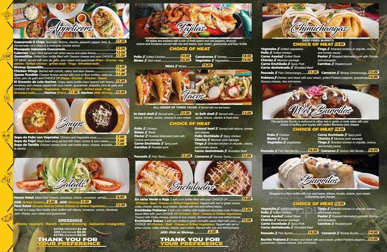 El Encanto De Lola 2 - New York, NY menu_pic