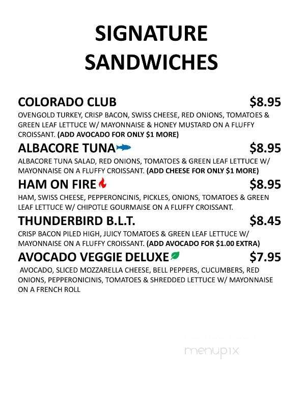Desert Deli - Lancaster, CA menu_pic