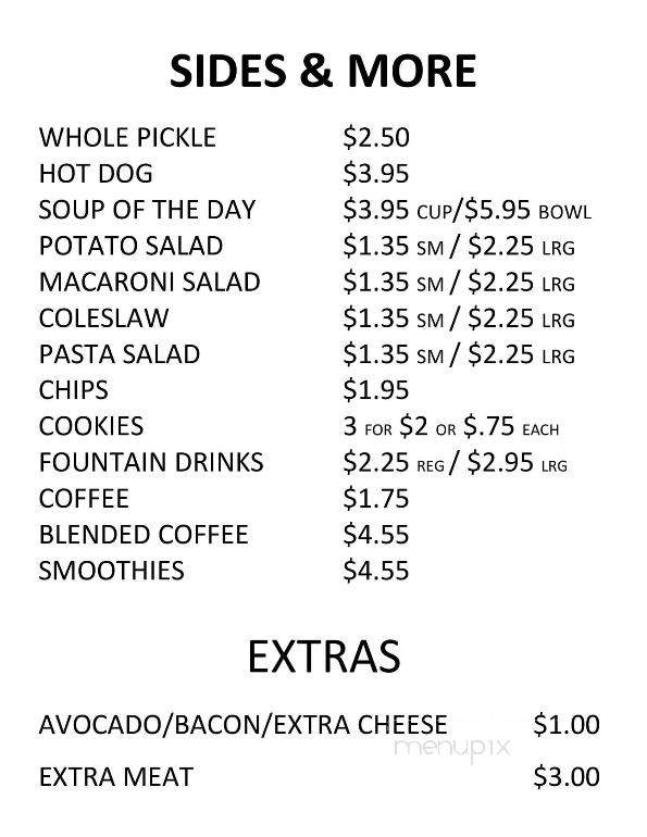 Desert Deli - Lancaster, CA menu_pic