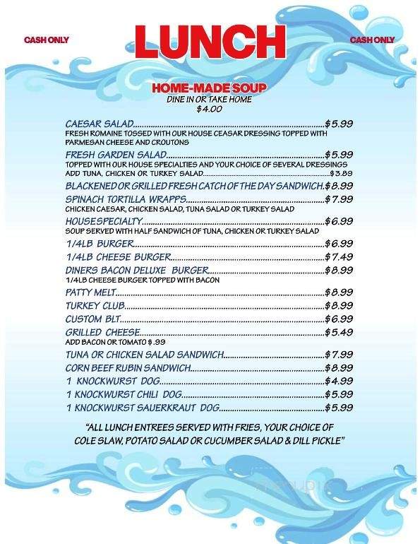 Diner By The Sea - Long Beach, NY menu_pic
