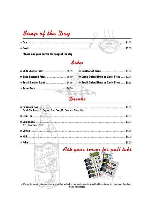 Mary's Burger & A Shake - Longview, WA menu_pic