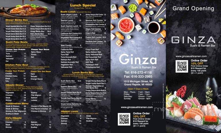 Ginza Sushi & Ramen Bar - Grand Rapids, MI