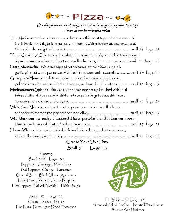 Traditions Restaurant - Meyersdale, PA menu_pic