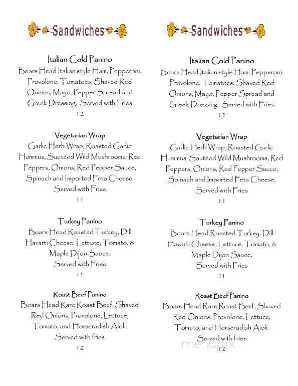 Traditions Restaurant - Meyersdale, PA menu_pic