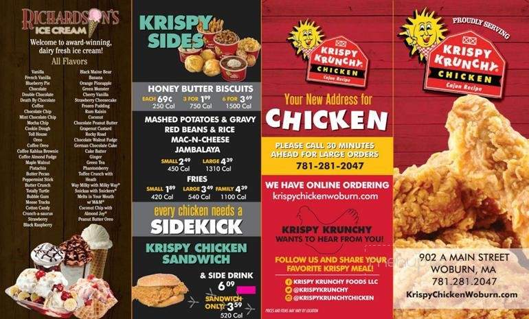 Krispy Krunchy Chicken - Woburn, MA