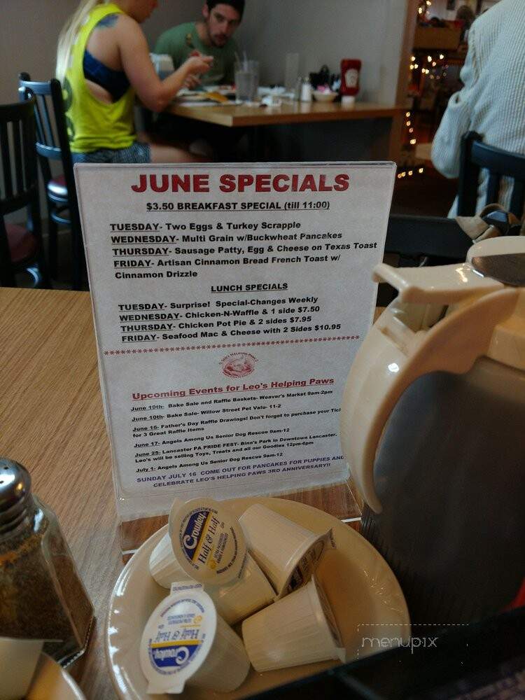 Menu of Pancake Farm in Ephrata, PA 17522