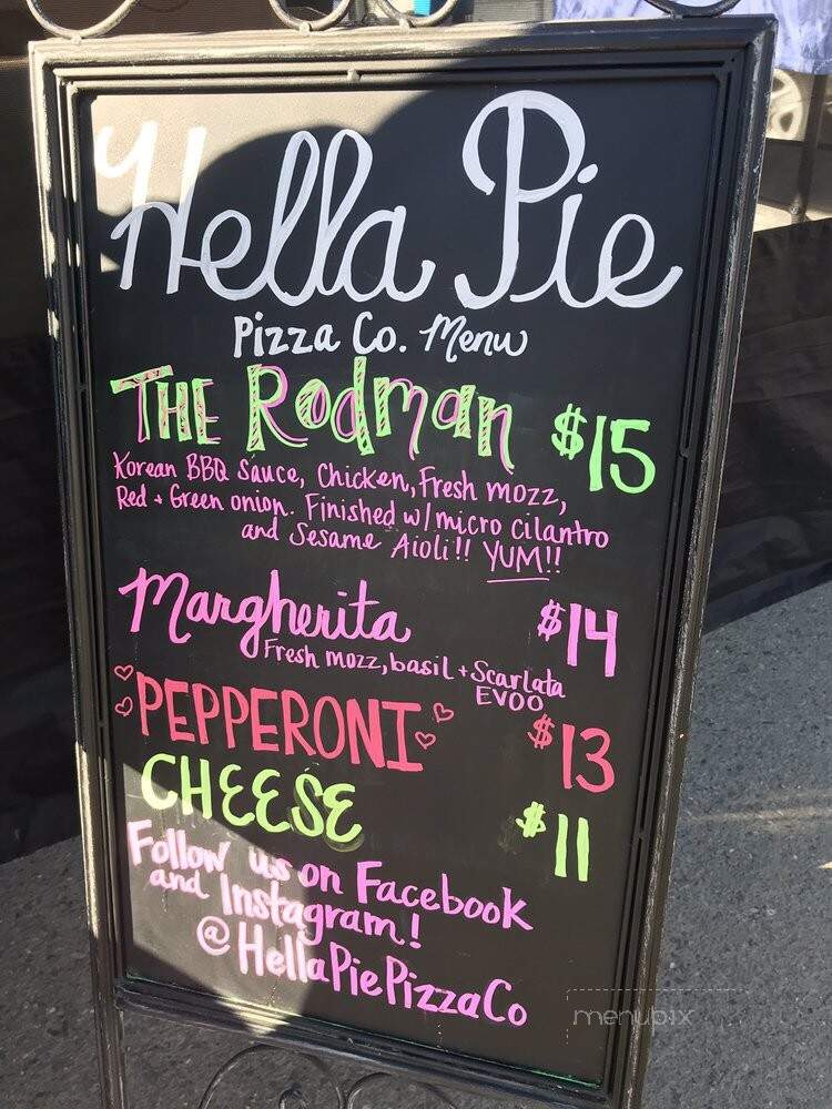 Hella Pie Pizza - Tracy, CA