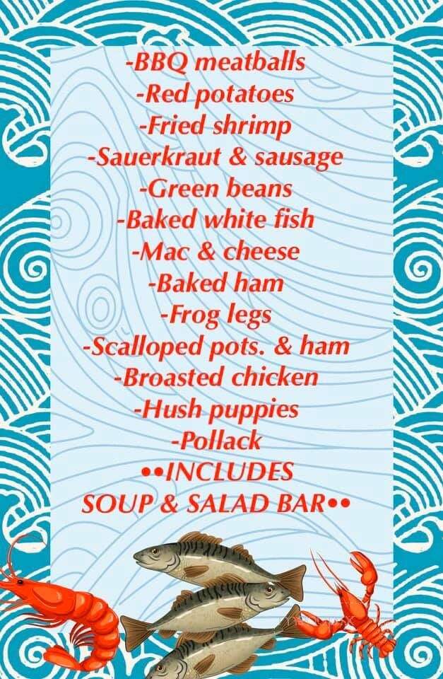 Panel Room - Hartford, MI menu_pic