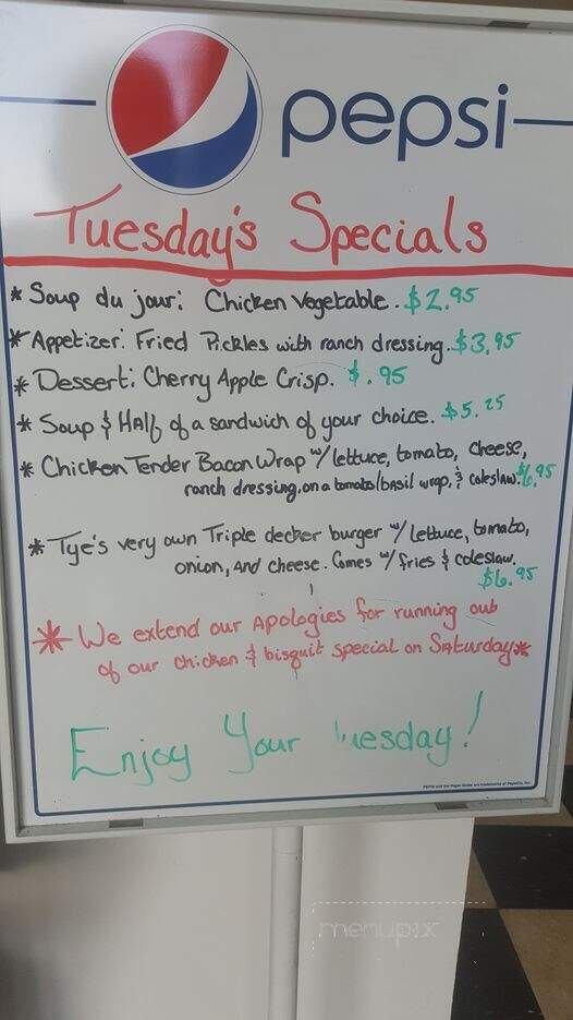 Tim's Deli - Saint Johnsbury, VT menu_pic