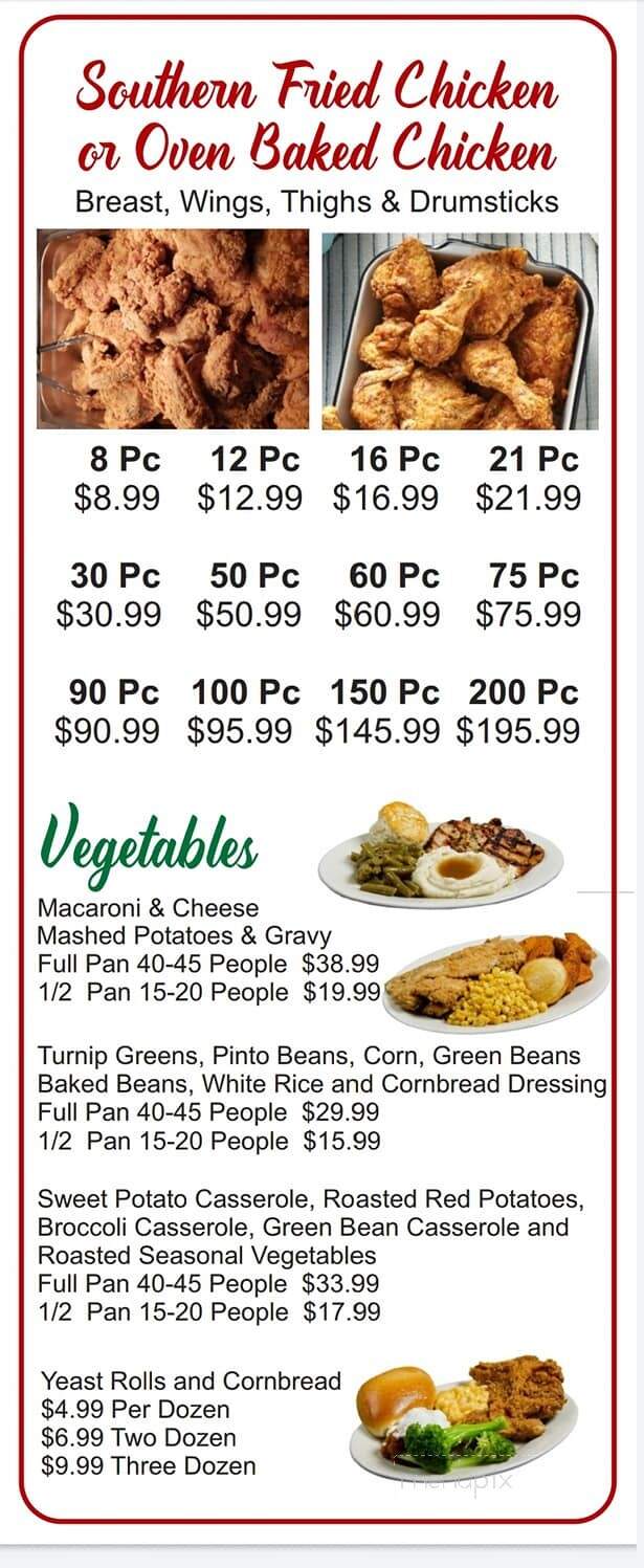 Carriage House Restaurant - Athens, GA menu_pic