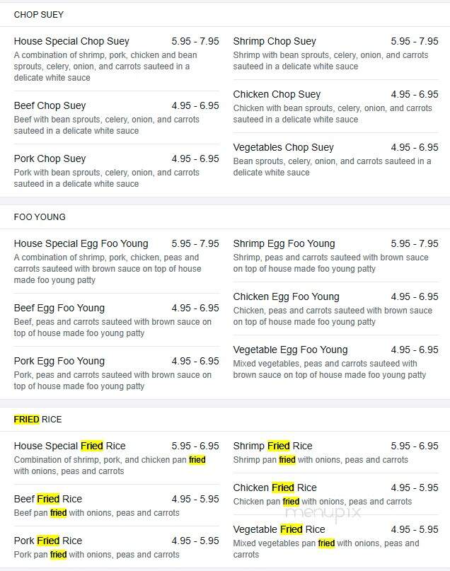 China 7 Chinese Cuisine - Peoria, AZ menu_pic