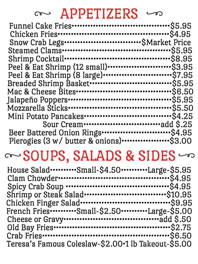 Bonk's Bar & Grill - Nanticoke, PA menu_pic