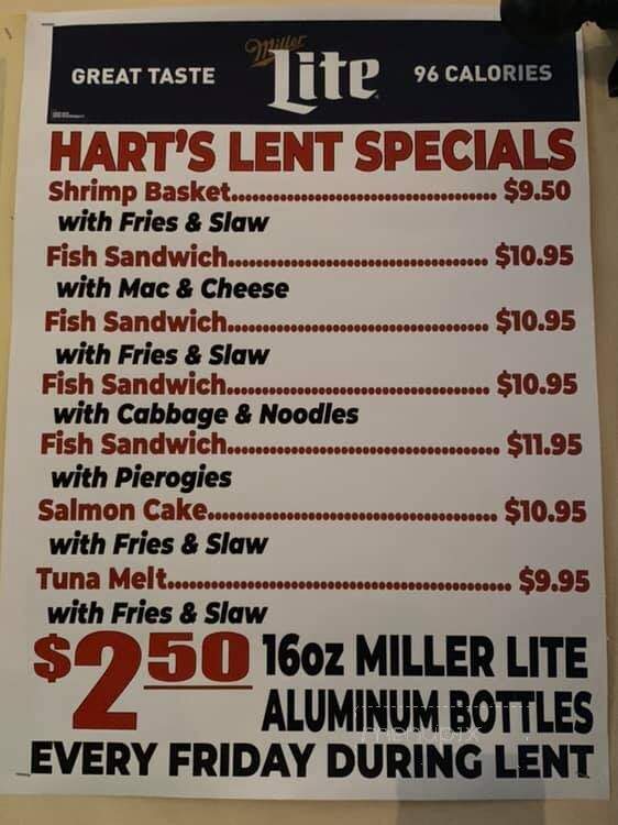 Hart's Restaurant & Lounge - McDonald, PA