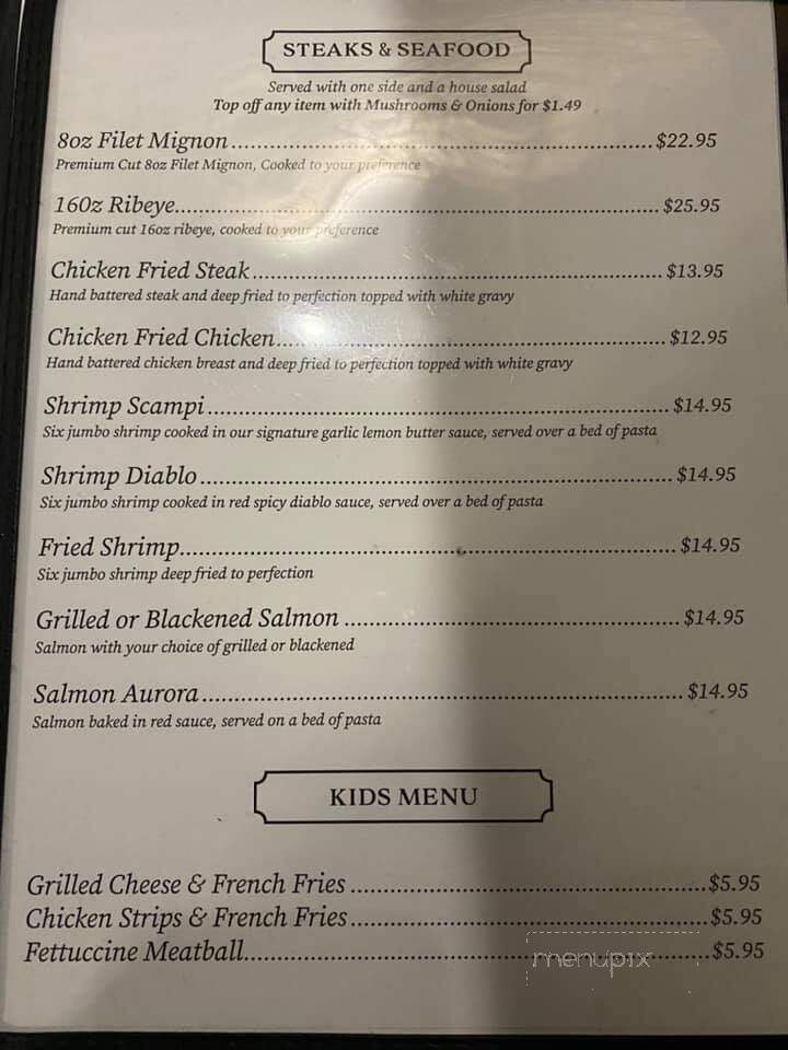 Mo's Gedi Italian Steakhouse - Chanute, KS menu_pic