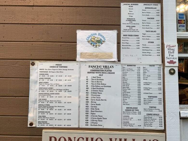 Poncho Villa's Mexican Food - Julian, CA