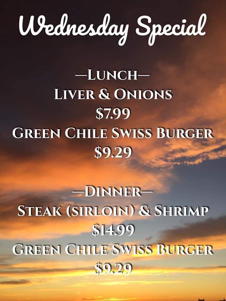 Cooks Truck Center Restaurant - Clovis, NM menu_pic