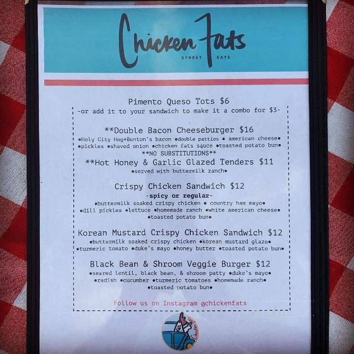 Chicken Fats - Johns Island, SC menu_pic