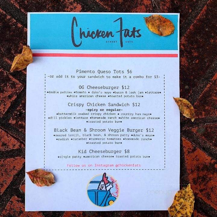 Chicken Fats - Johns Island, SC menu_pic