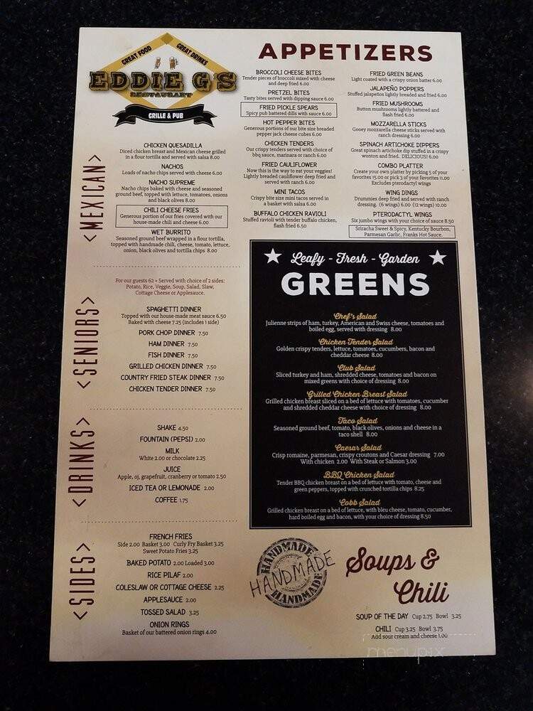 Eddie G's - Marlette, MI menu_pic