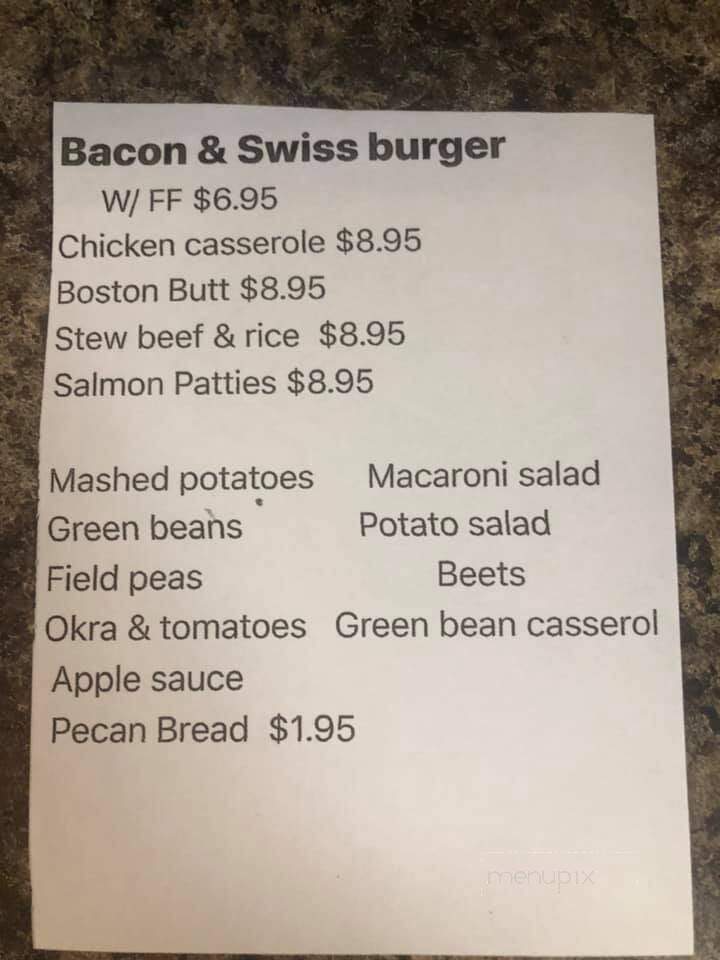 Edinborough Family Restaurant - Raeford, NC menu_pic