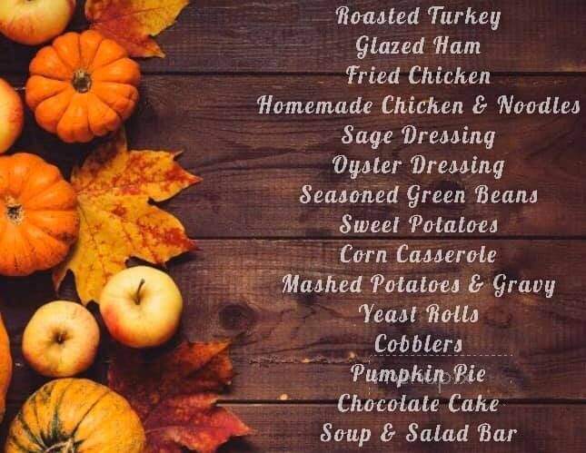 Under The Arch Restaurant - Marshall, IN menu_pic