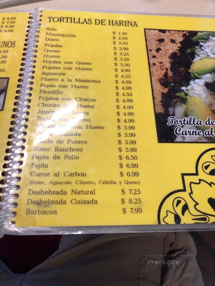 Emilia's Restaurant - Brownsville, TX menu_pic