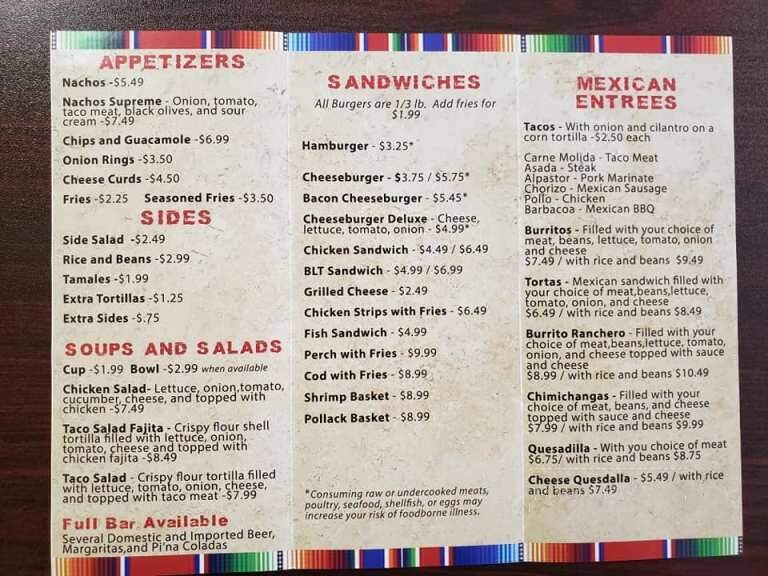 Kenya's Family Restaurant - Clintonville, WI menu_pic