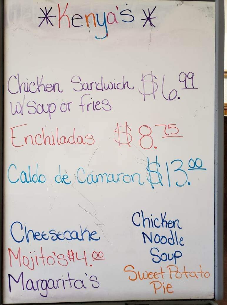 Kenya's Family Restaurant - Clintonville, WI menu_pic