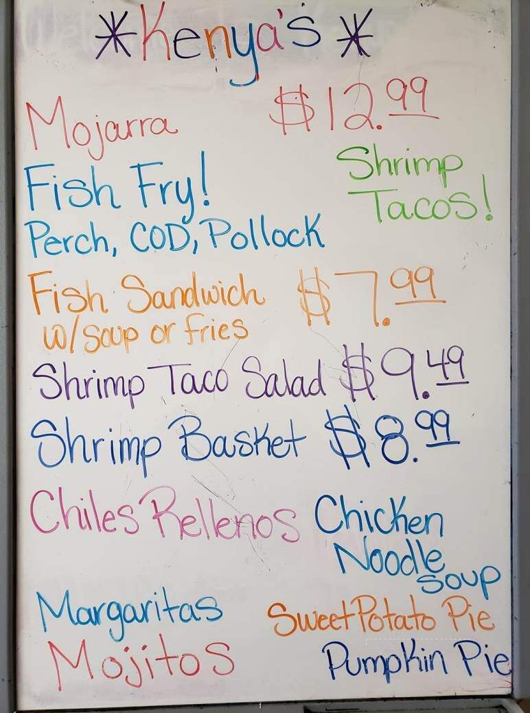 Kenya's Family Restaurant - Clintonville, WI menu_pic