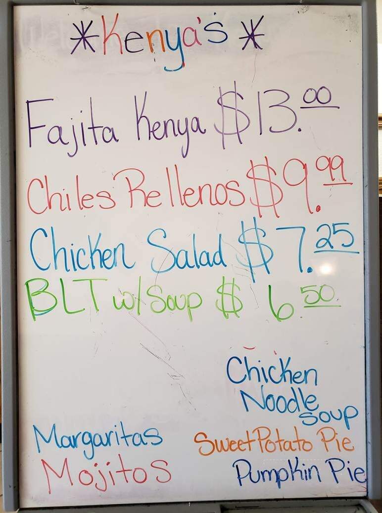 Kenya's Family Restaurant - Clintonville, WI menu_pic