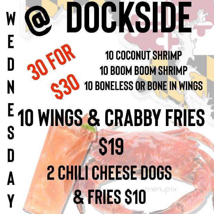 Dockside Pocomoke - Pocomoke City, MD menu_pic