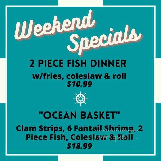 Gropp's Fish Shack - South Milford, IN menu_pic