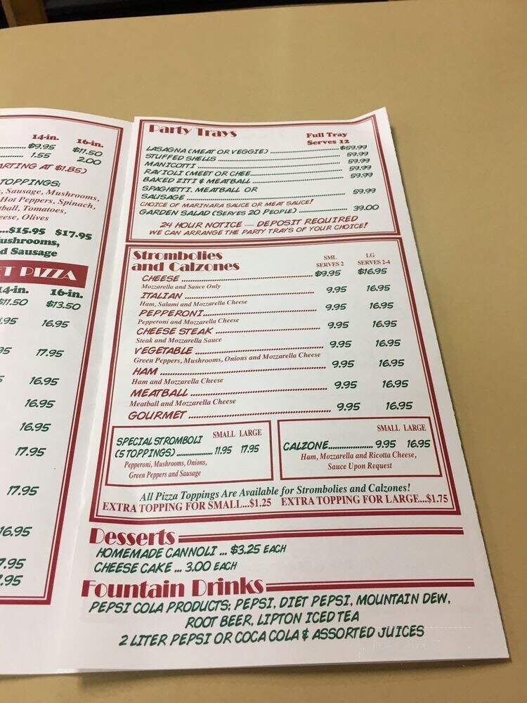 Ercole's Pizza & Pasta - Perryville, MD