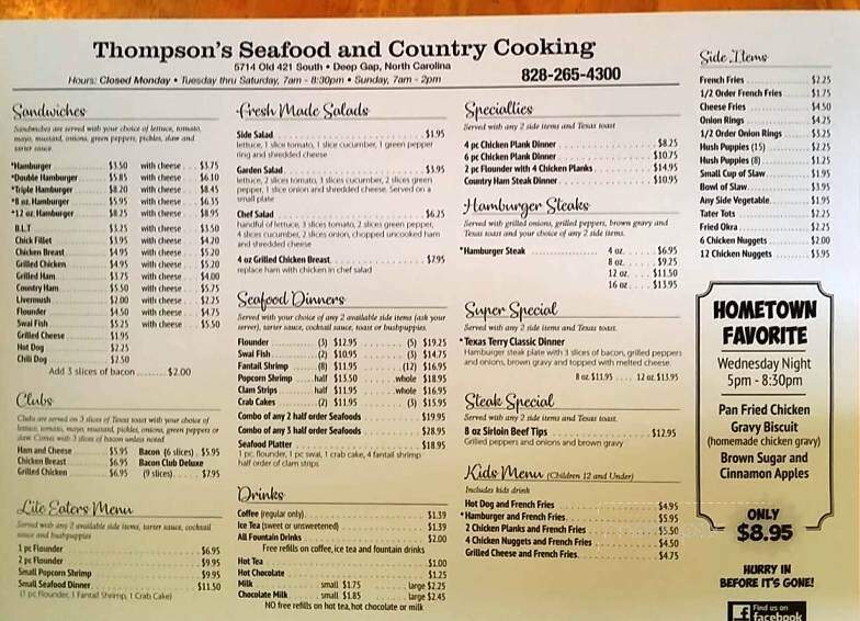 Thompson seafood online