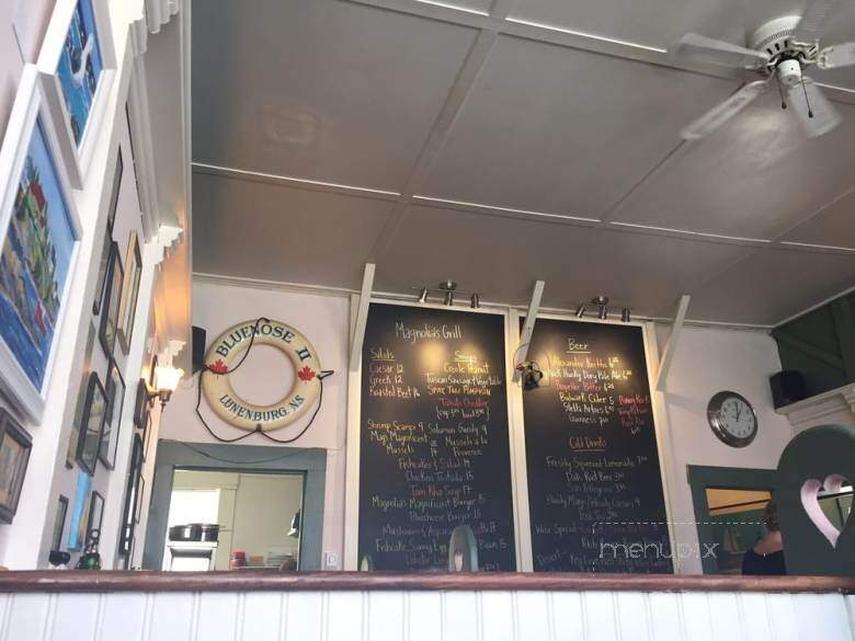 Magnolia's Grill - Lunenburg, NS menu_pic